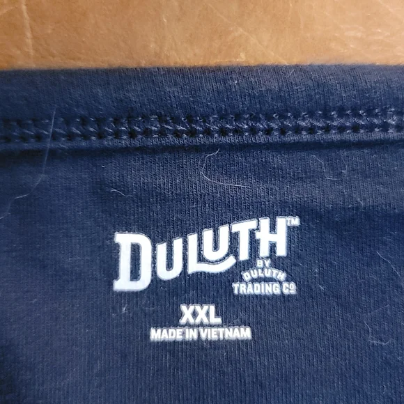 0879. NWOTs ~ Duluth ~ No Yank Tank ~ Navy Blue ~ XXL - Picture 4 of 7